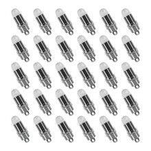 30x Battery Operated LED Party Lights Seasonal Lighting for Balloons Paper Lanterns, Waterproof White
