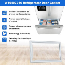 W10407216 W10248749 W10685869 Refrigerator Door Gasket Refrigerator Freezer Door Gasket Refrigerator Part