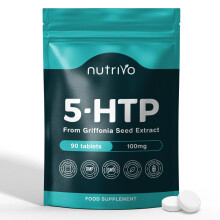 Nutrivo 5HTP Tablets - 90 Tablets Per Pack | 5HTP High Strength Supplement | One