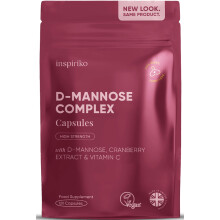 D Mannose 1000Mg Tablets Complex - 3-in-1 D-mannose Capsules with High-Strength Cranberry Extract & Vitamin C. 120 Capsules. Made in UK