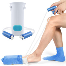 Kekoy Sock Aids for Putting Socks On and Off for Men and Women, Easy to Use Than Sock Aid Stocking Slider with Three-Finger, Sock Helper with Foam Ha