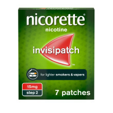 Nicorette InvisiPatch, Nicotine Patches Step 2, 15mg, 7 count, Effective and dis
