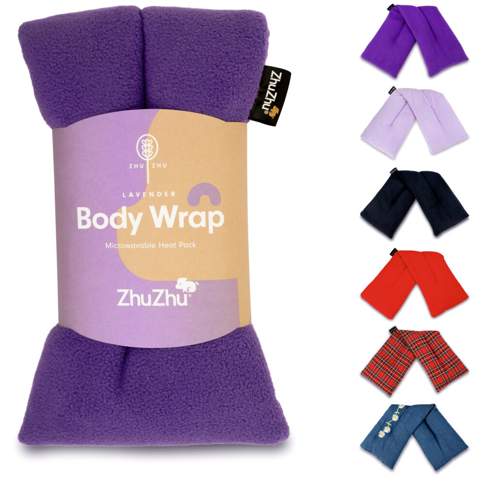 Zhu-Zhu Lavender Body Wrap Wheat Bags Microwavable - Microwave Heat Pad for Join-image-OPC-PWNGYZN-NEW