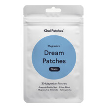 Kind Patches | Dream Patches Magnesium | Supports Quality Sleep, Calmer Mind, Stress & Anxiety | Plant-Based Botanical Blend with Magnesium, Passio