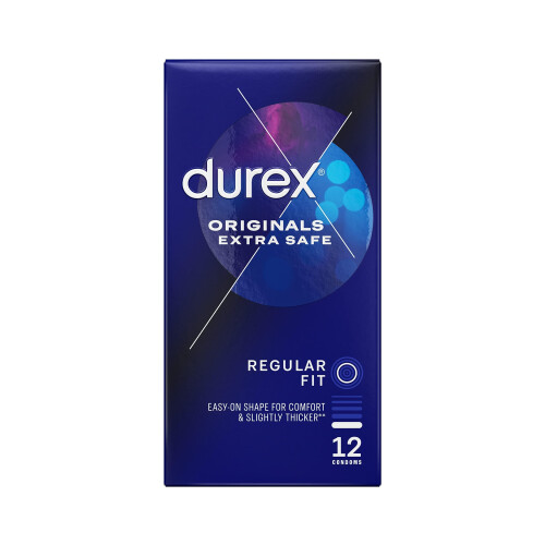 Durex Durex Extra Safe Condoms, Pack of 12 (Packaging May Vary)