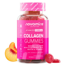 Collagen Gummies - Collagen Peptides with Hyaluronic Acid, Vitamin C
