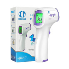 IndoTeam Forehead Thermometer for Adults Kids – No Contact Accurate Reading Touch Infrared LCD Display - Digital Baby Thermometers Body - Temperatur