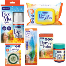 Nuage Hayfever Survival Kit Includes 30 Resealable Hayfever Relief Wipes, Barrie