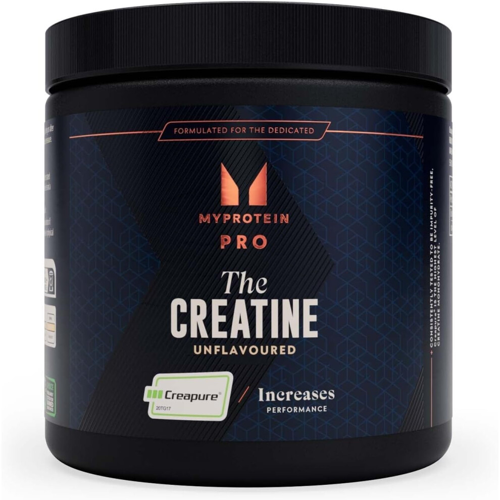 Myprotein The Creatine (Creapure) | Micronised Pure Creatine Monohydrate Powder | High Purity - 3G Per Serving | Unflavoured - Premium Nutritional S