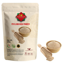 Psyllium Husk Powder 200g | 100% Pure & Natural | High-Fibre Cleanse Supplement | No Fillers, Vegan, Non-GMO | Digestive Support, Regularity & Weight