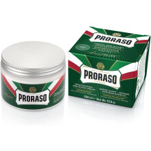 Proraso Pre Shave Cream, 300ml, Refreshing Pre Shaving Cream for Men with Eucalyptus Oil and Menthol, Made in Italy, Green