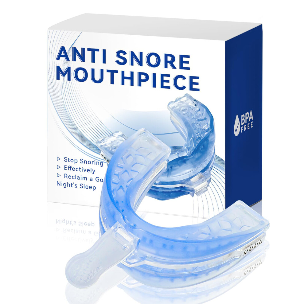 Zatlyxe Anti Snoring Devices,Anti Snoring Mouth Guard Adjustable-Sleeping Snore Stopper Sleep Apnea Mouthpiece-Anti Snore Mouthpiece Device Sleeping Snore St