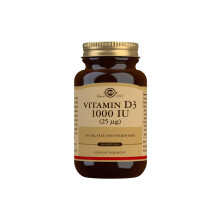 Solgar Vitamin D3 1000 IU (25 µg) Softgels - Pack of 250 - Healthy Bones and Tee