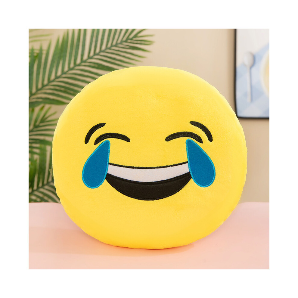 Jopeita (Cry With Laughter, 30Cm Hand Warmer) Funny Spoof Emoji Plush Pillow With Hand Pocket Warm Hand Cushion Novelty Stuffed Doll Home Decor Gift