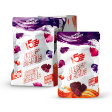HIGH5 Energy Gummies - Quick Release Carbohydrate Supplements for Running, Cycling, Hiking - 10x26g Portable Resealable Pouches - Natural Vegan Energ