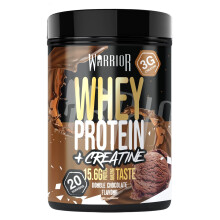 Warrior Whey Protein Powder + Creatine 500g, 20 Servings – High Protein Shake Su