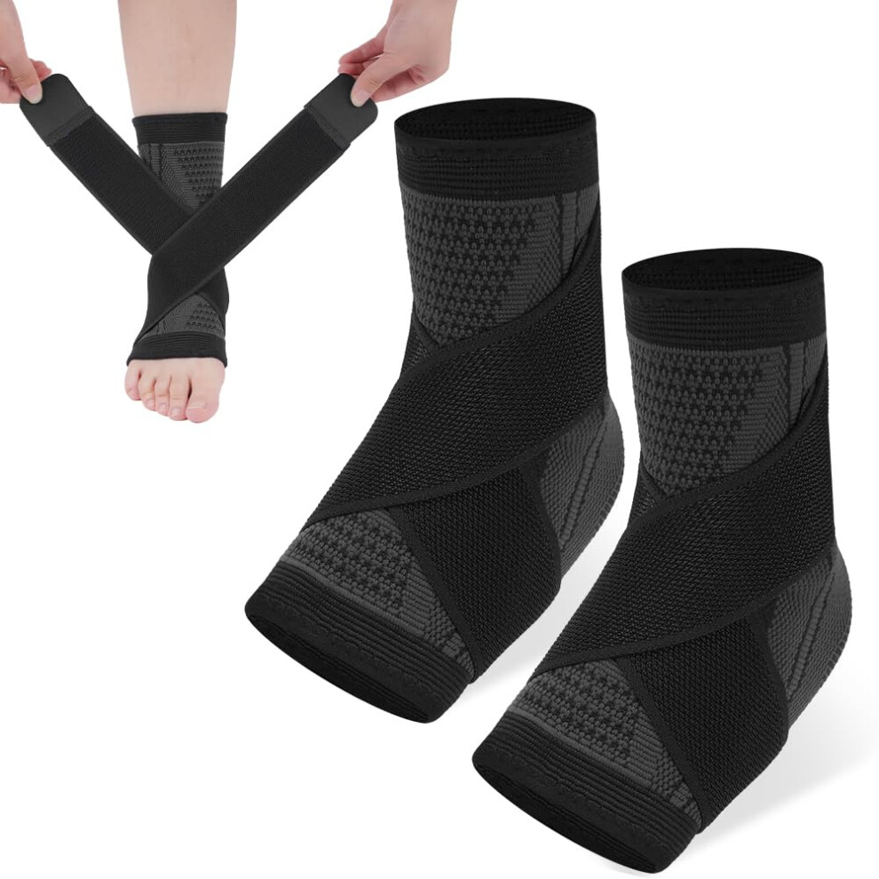 Photos - Braces / Splint / Support ACWOO Ankle Brace, 2 Pack Ankle Support for Ligament Damage and
