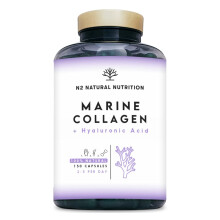 Marine Collagen & Hyaluronic Acid. 150 Caps, 75 Days. PEPTAN Collagen Supplements with Magnesium, Vitamin C for Skin Care, Hair & Joints for Anti Agi