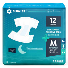SUNKISS Adult Nappies with Ultimate Absorbency, Overnight Adult Diapers for Men