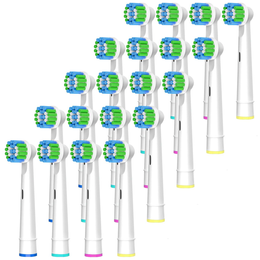 Betterchoi Oral B Compatible Toothbrush Heads, 20Pcs Replacement Brush Heads For Most Braun Oral B Electric Toothbrushes.