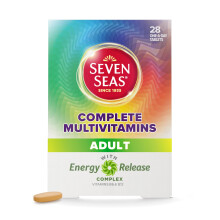 Seven Seas Complete Multivitamins Adult With Vitamin C, Vitamin D, Zinc plus Energy Release Complex 1 With Vitamins B6 and B12, 28 Tablets, 4-Week Su