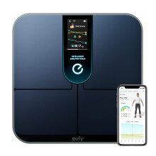 eufy Scales for Body Weight, Digital Bathroom Scales with Wi-Fi Fitness Tracking, Intelligent Analysis, 3D Virtual Body, Bluetooth Scale with Emojis,