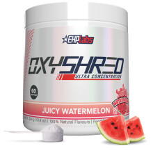 EHP labs OxyShred Thermogenic Pre Workout Powder & Shredding Supplement – Pre Workout with L-Glutamine & Acetyl L-Carnitine, Energy Boost Drink - Ju