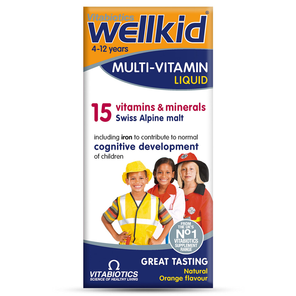 Wellkid Vitabiotics Multivitamin Liquid, 150 Ml