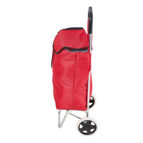 Living And Home Portable 2-Wheel Shopping Trolley, Red 2