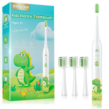 Childrens Electric Toothbrush Kids Electric Toothbrush 3-5-6-12 Rechargeable with Timer 3 Modes Habit-Forming Stickers Sonic 31000VPM Power for Boys