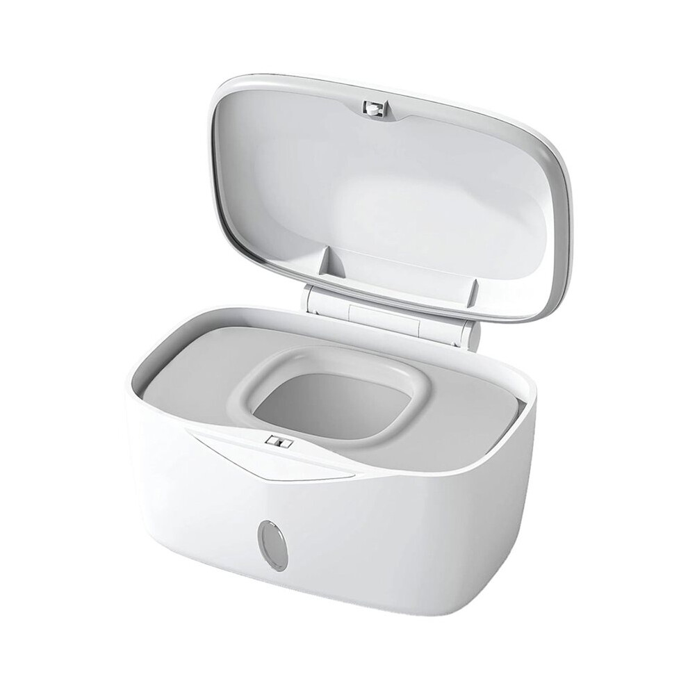 Wipes Dispenser with Weighted Plate, Perfect Pull Baby Wipe Holder, Refillable Wipe Container, Keeps Wipes Freshs