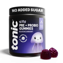 Tonic Health Kids Probiotic Gummies - 2 in 1 Prebiotics & Probiotics for Kids, No Added Sugar, Digestive System, Gut Health, Immune System, Ages 3-12