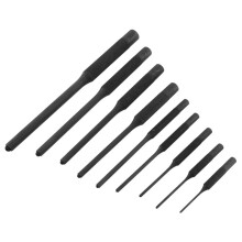 Conjunto de 9 Peças de Ferramentas para Remoção de Pinos, Incluindo Punções de Latão, Punções de Aço e Martelo para Pinos.