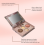 (1 SET) 7 Shades Multi-functional Makeup Palette, Marble Powder Compact, Eyeshadow Blush Bronzer Highlight Face Makeup 8