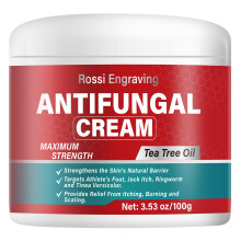 Jock Itch Antifungal Cream: Tea Tree Oil Anti Fungal Cream with Aloe Vera, Lavender & Eucalyptus - Extra Strength Herbal Moisturizer for Itchy Skin S