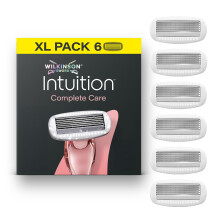 Wilkinson Sword Intuition Complete Care Razors for Women, Hydra-Boost Serum, 6 W