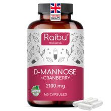 D Mannose 2100 mg Complex - High Strength D- Mannose with Cranberry & Vitamin C