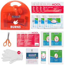 Astroplast First Aid Burns Dispenser in Compact Red Piccolo Box - Refillable Fir