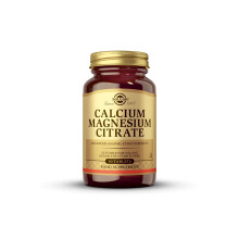Solgar Calcium Magnesium Citrate Tablets - Pack of 50 - Supports Muscle and Nervous System - for Energy Release and Reduces Tiredness - Vegan, Gluten