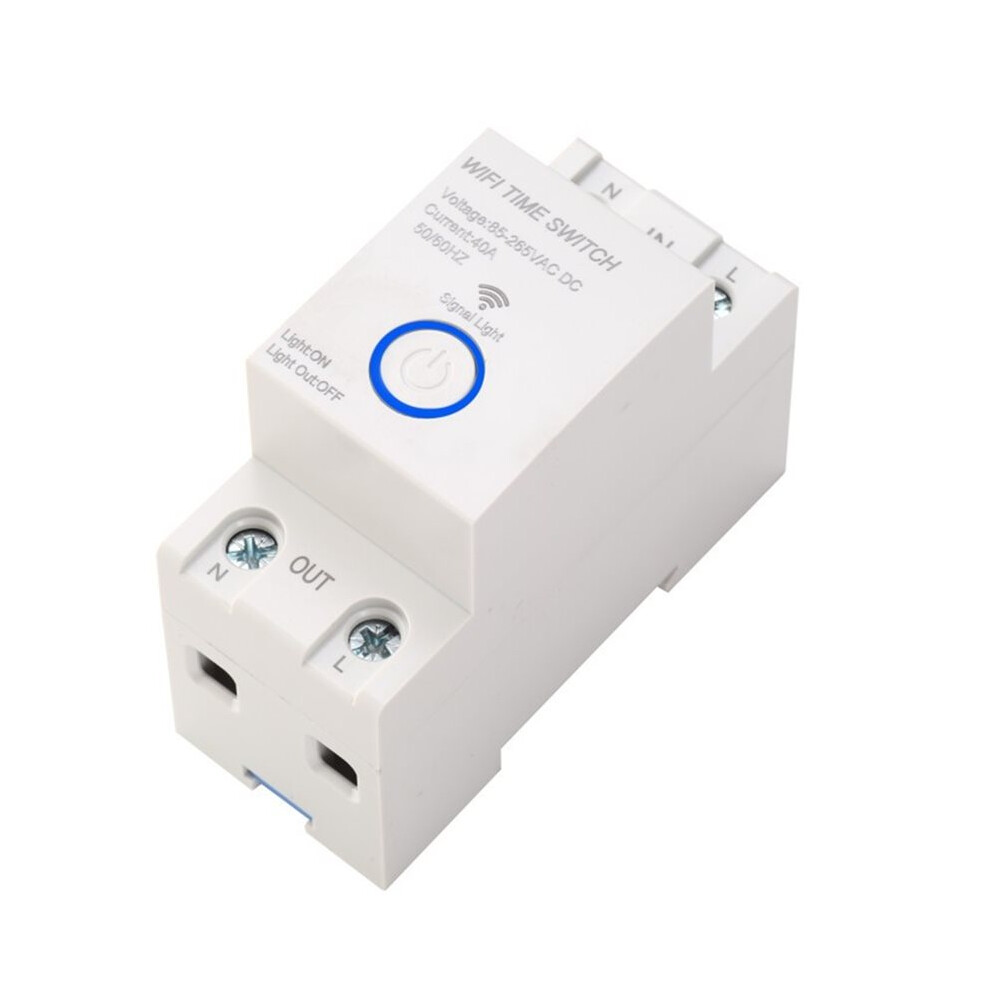 Timer Wifi Timer 2P 40A Programmable Tuya App Control Voice Control For Home 6034263378082