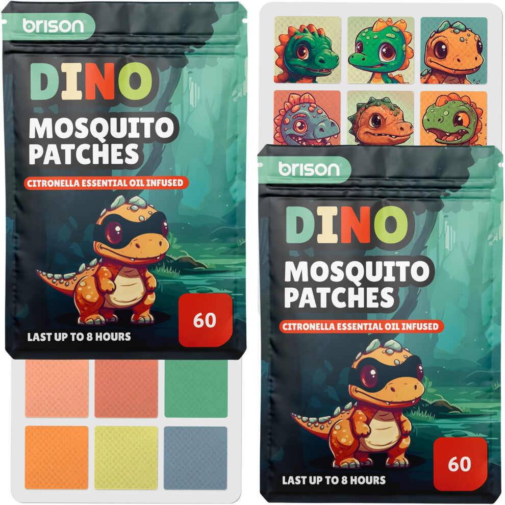 Brison Mosquito Patches - Natural Anti-Mosquito Stickers Citronella Essential Oi