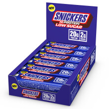 Snickers Protein Bar – Milk Chocolate, 12 57g – 20g Protein, Low Sugar (2g), High‑Protein Snack for Gym, Work & On‑the‑Go