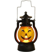 Halloweenlantaarn - KCVV - LED-pompoen - Draagbaar - Decoratie voor binnen en buiten - Niet-giftig
