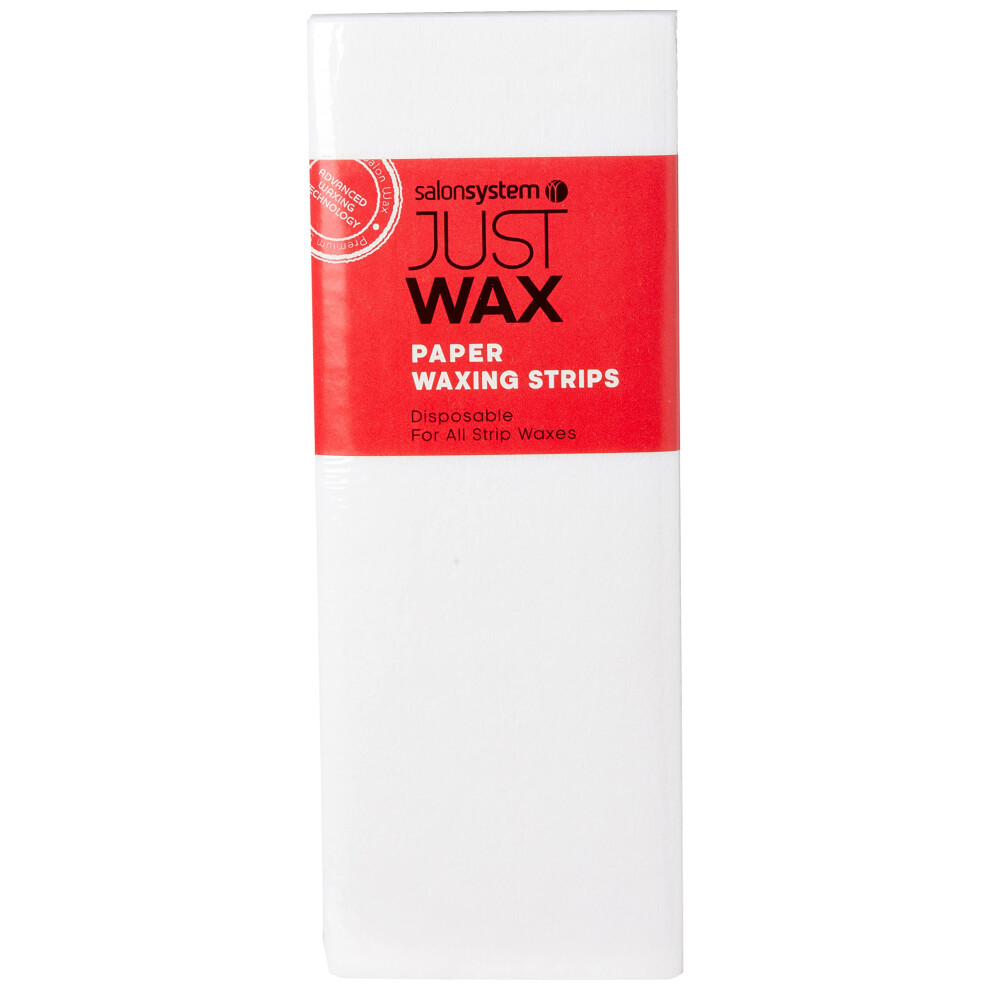 Salon System Just Wax Paper Waxing Strips - Pack Of 100
