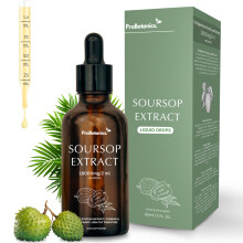 Soursop Drops for Cell Support & Regeneration | High Strength 600mg Per Serving (30:1 Extract Equiv. to 18000mg) | Potent Antioxidant & Immune Suppor