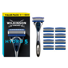 Wilkinson Sword Hydro 5 Men’s Razor, Great Addition to Wash Bags for