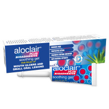 Aloclair Plus Bioadhesive Gel 8ml - Helps relieve pain from Mouth Ulcers and Sma