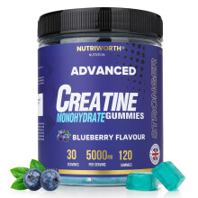 Creatine Gummies 5000mg | Lab Tested | Creatine Monohydrate | Full Month Supply | UK Formulated Vegan & Sugar Free | Pre/Post Workout Gym Supplement