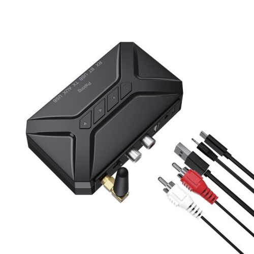 Bluetooth-audioadapter, 3-in-1 draadloze Bluetooth-ontvanger, Bluetooth 5.0-ontvanger en -zender