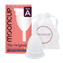 Mooncup Original Menstrual Cup - Medical-Grade Silicone Period Cup for Protection - Holds 3 Tampons Worth of Fluid - Toxin-Free, Eco-Friendly & Easy